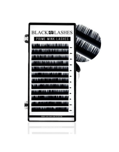 Przejdź do produktu BLACK LASHES Rzęsy objętość C 0,05 x 14mm
