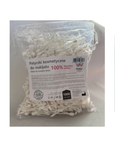 Przejdź do produktu PATYCZKI kosmetyczne DO MAKIJAŻU 1000szt