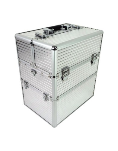 Przejdź do produktu Kuferek duży SREBRNY 3 poziomy