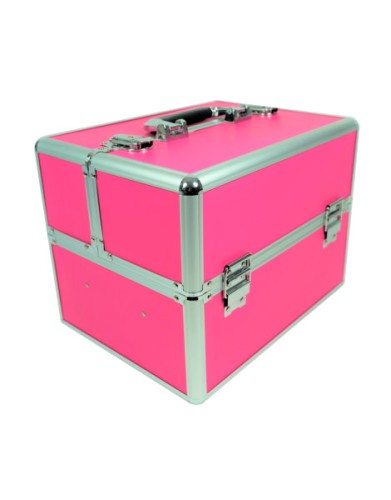 Przejdź do produktu Kuferek kosmetyczny 2 poziomy RÓŻOWY