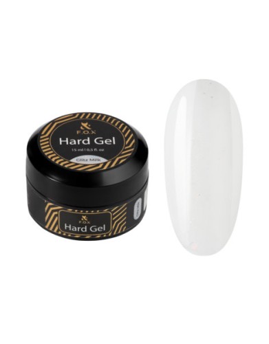 Przejdź do produktu FOX Hard gel Glitz MILK 15ml rzadki
