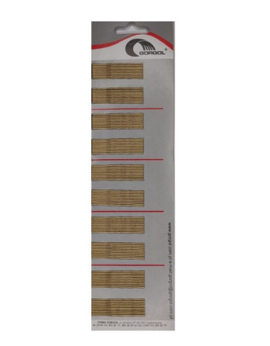 Przejdź do produktu Wsuwki GORGOL ZŁOTE 4cm - 100szt
