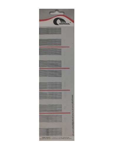 Przejdź do produktu Wsuwki GORGOL SREBRNE 4cm - 100szt 