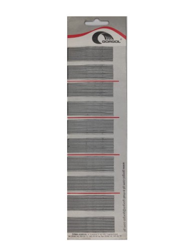 Przejdź do produktu Wsuwki GORGOL SREBRNE 6cm - 100szt 