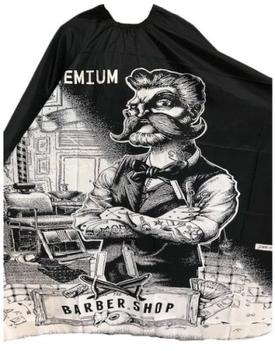 Przejdź do produktu Peleryna J-51 BARBER SHOP